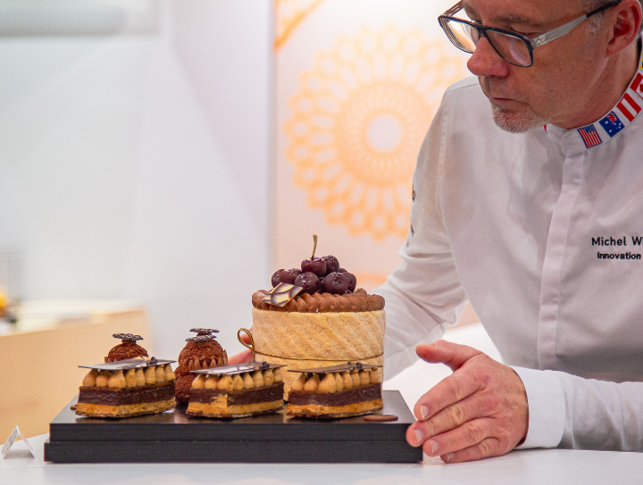 Michel Willaume at the Dobla stand at Sirha 25