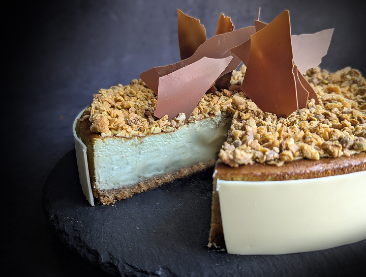 Pistachio Madrid Cheesecake