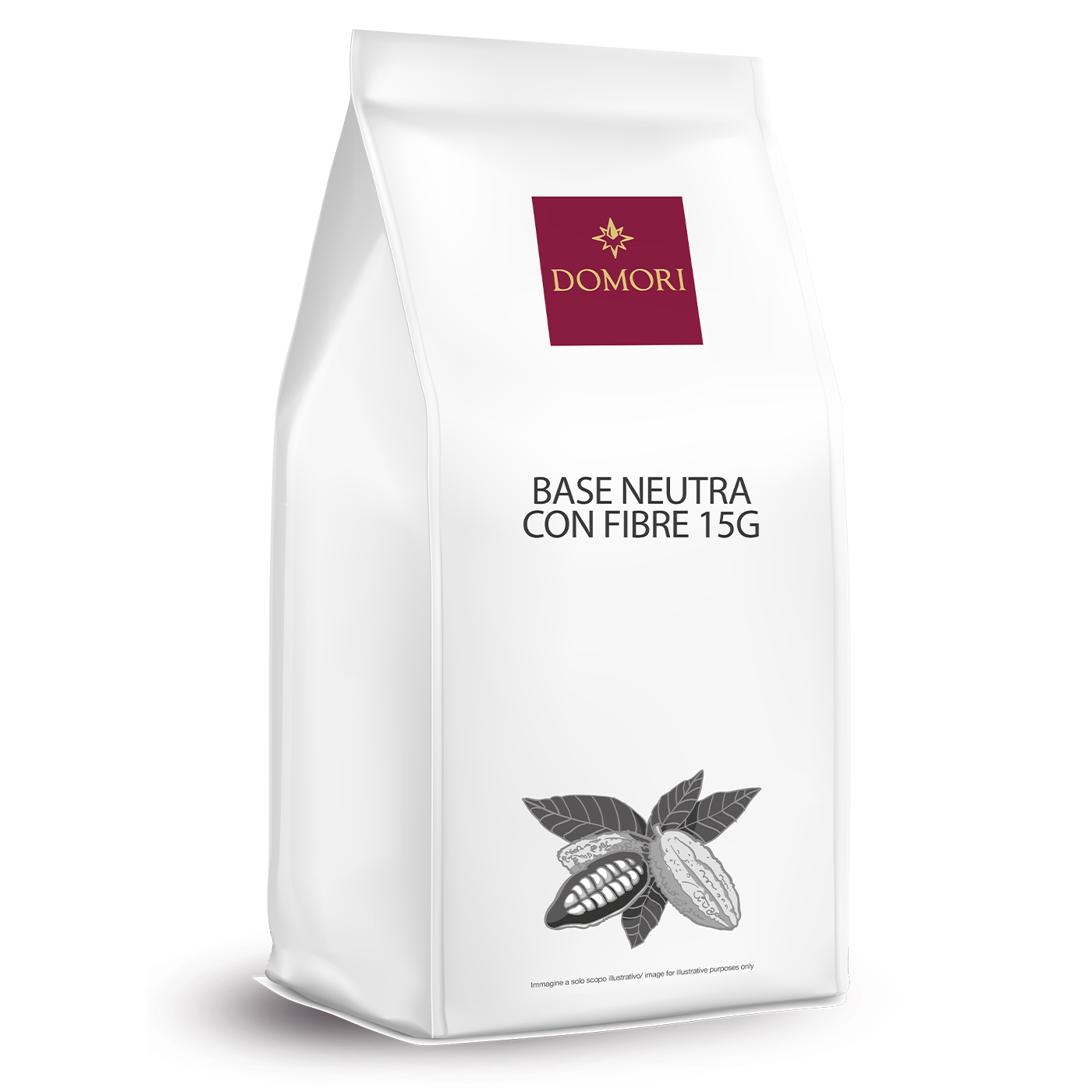 Base neutra con fibre 15g - Domori Pack