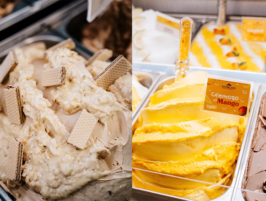 Joygelato at Sigep 2026 - Wafernut Blanc and Crystal Mango