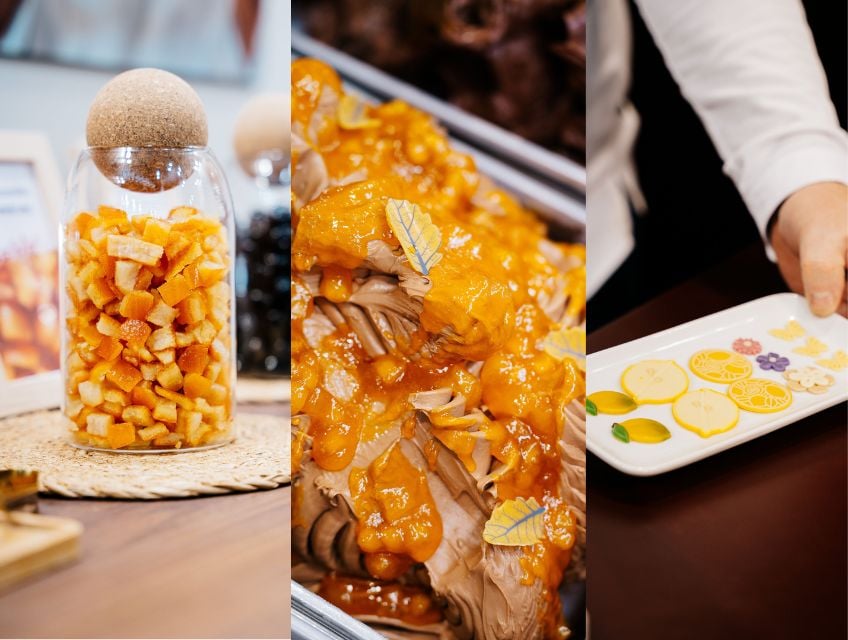 The signature collection ingredients - fruit and dobla