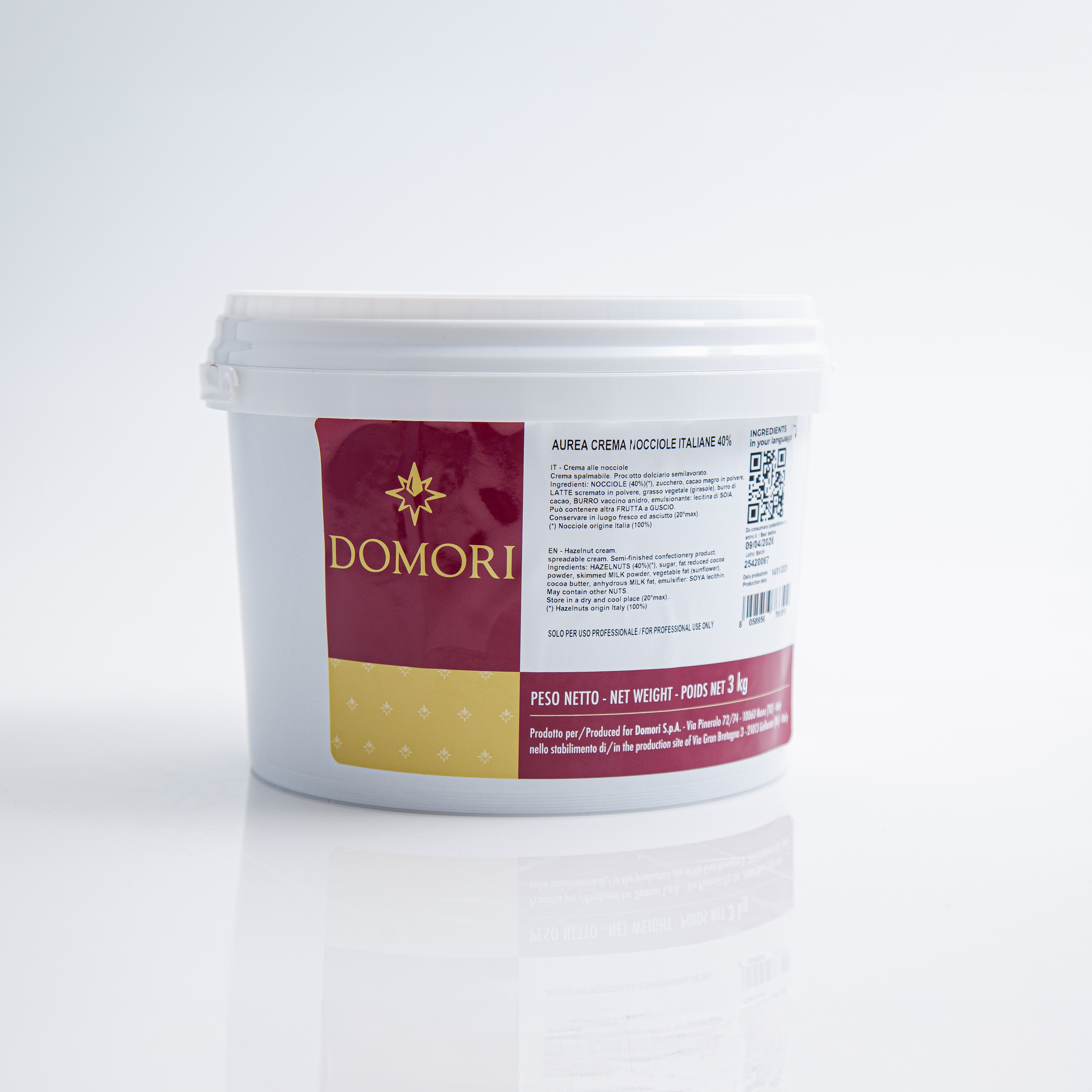 AUREA CREMA NOCCIOLE ITALIANE 40%