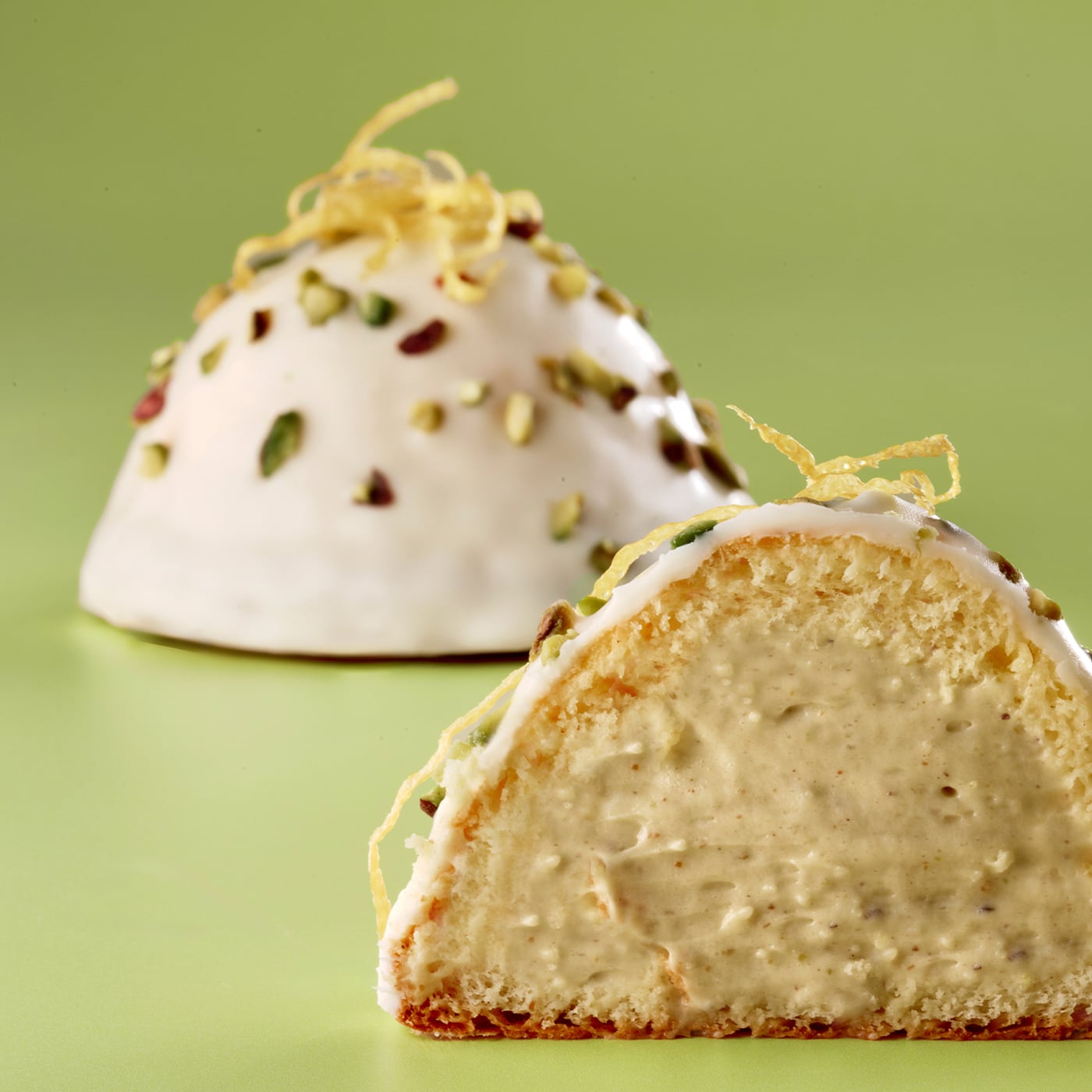 IRCA - tette delle monache pistacchio e limone