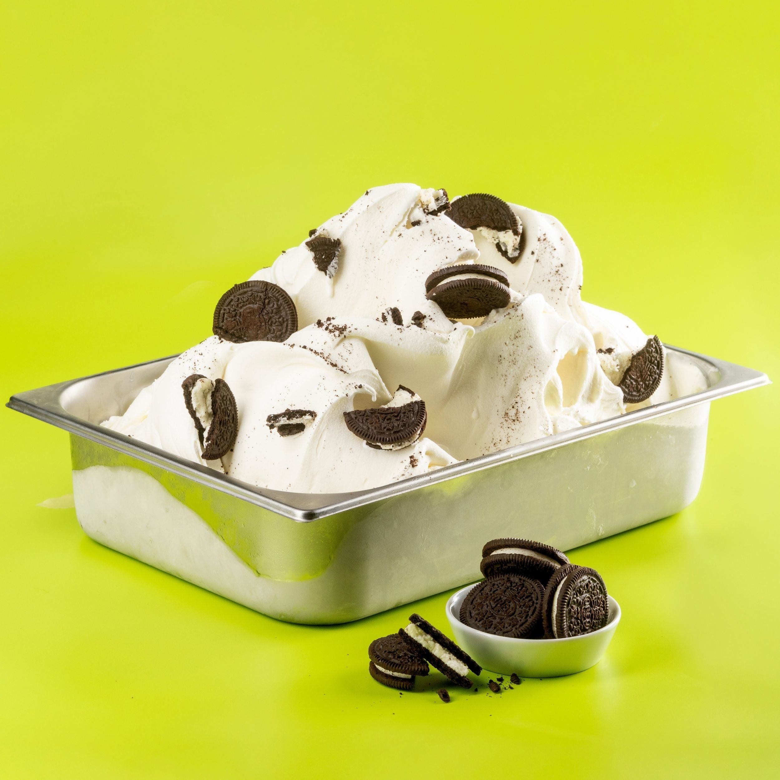 vaschetta gelato al biscocrema con biscotti oreo 