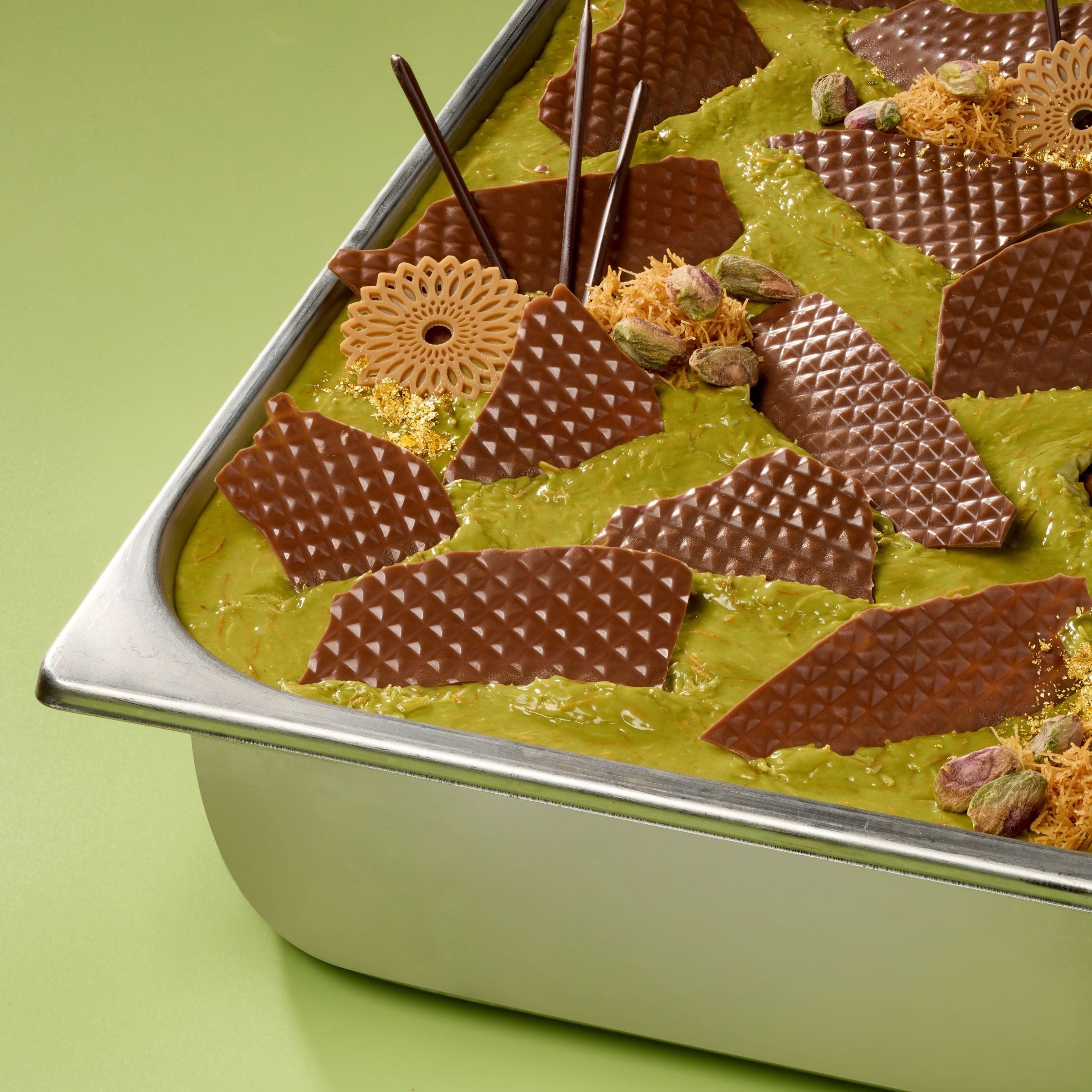 Dubai Chocolate gelato