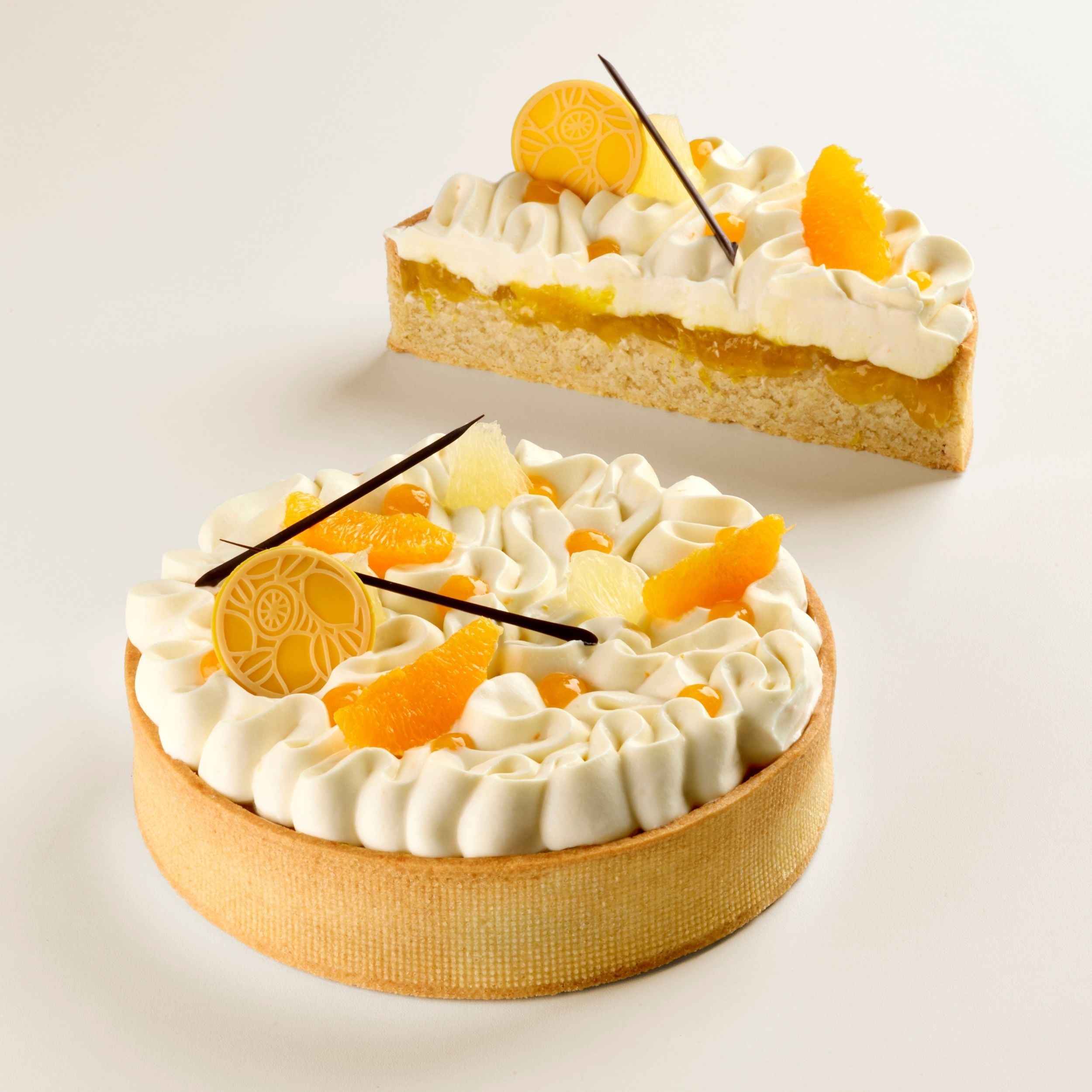 crostata meditteranea con fruttidor agrumi mediterranei