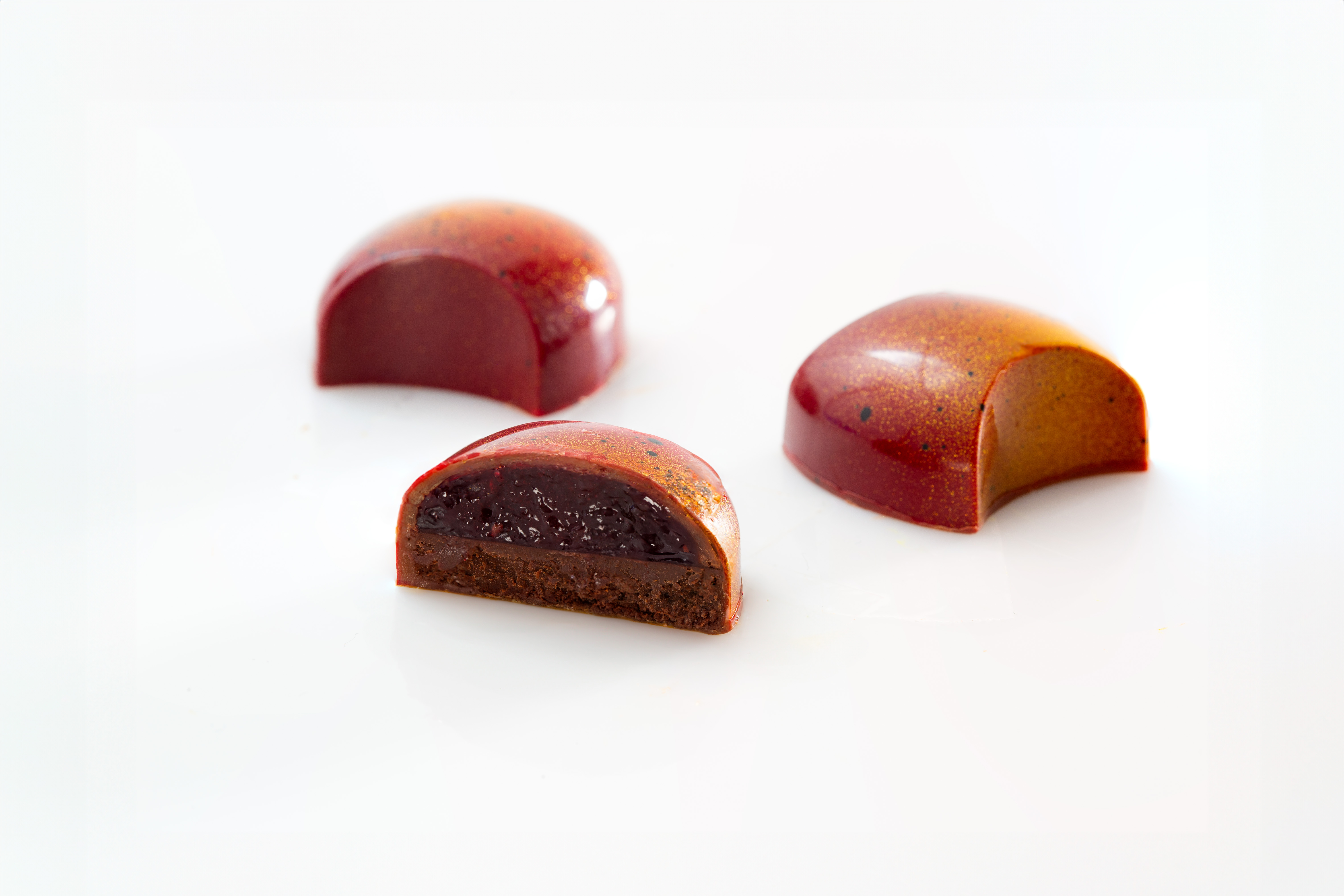 PRALINA CIOCCOLATO FONDENTE E LAMPONE