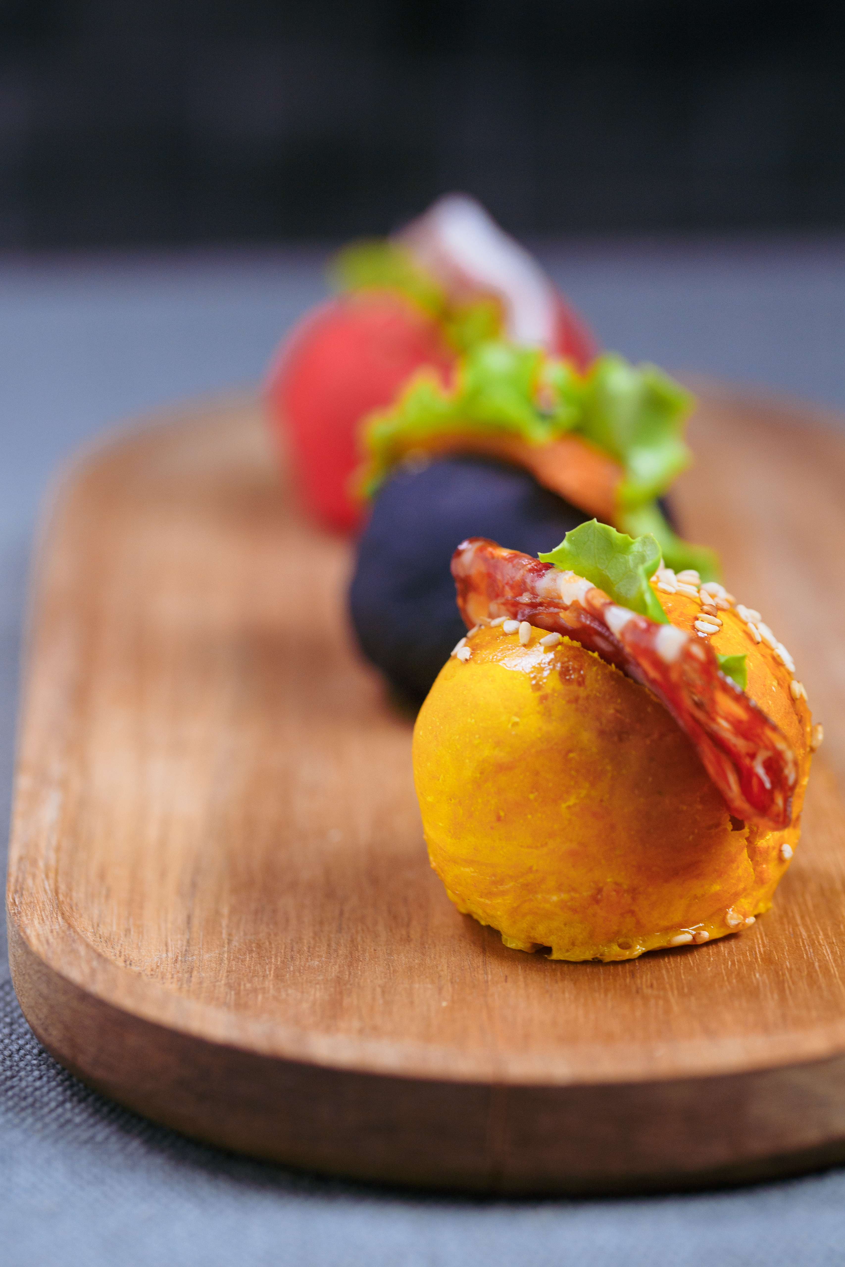 BOCCONCINI ALLA CURCUMA, POMODORO O NERO DI SEPPIA