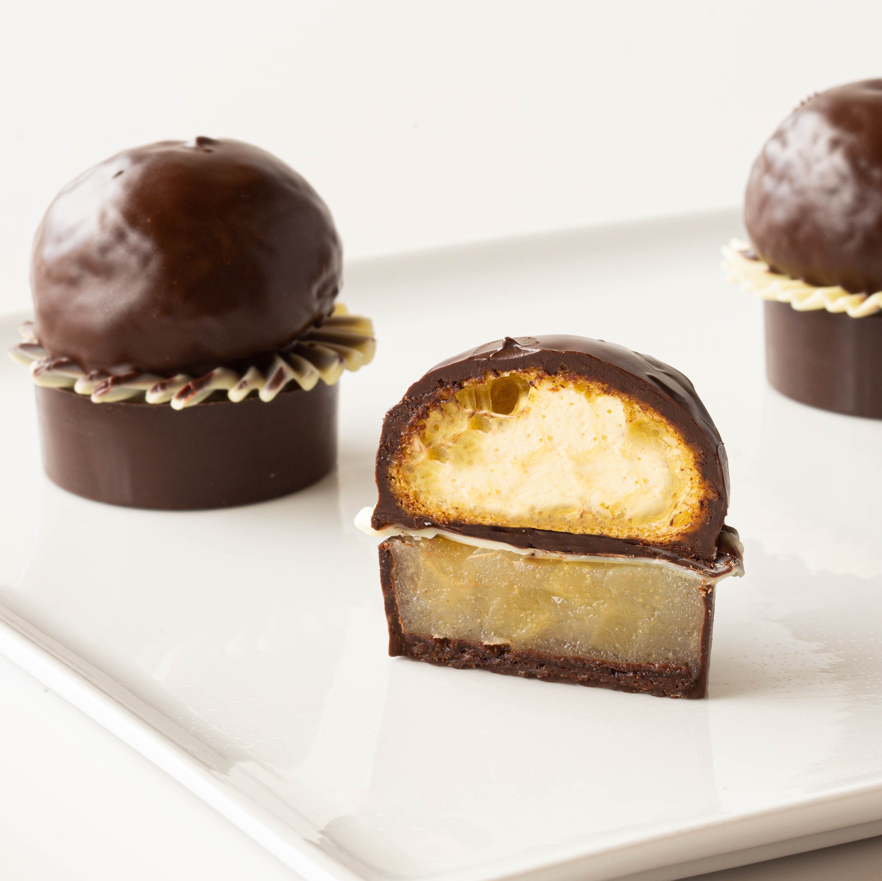 BIGNÈ ON TARTELLETTE: CIOCCOLATO E PERE