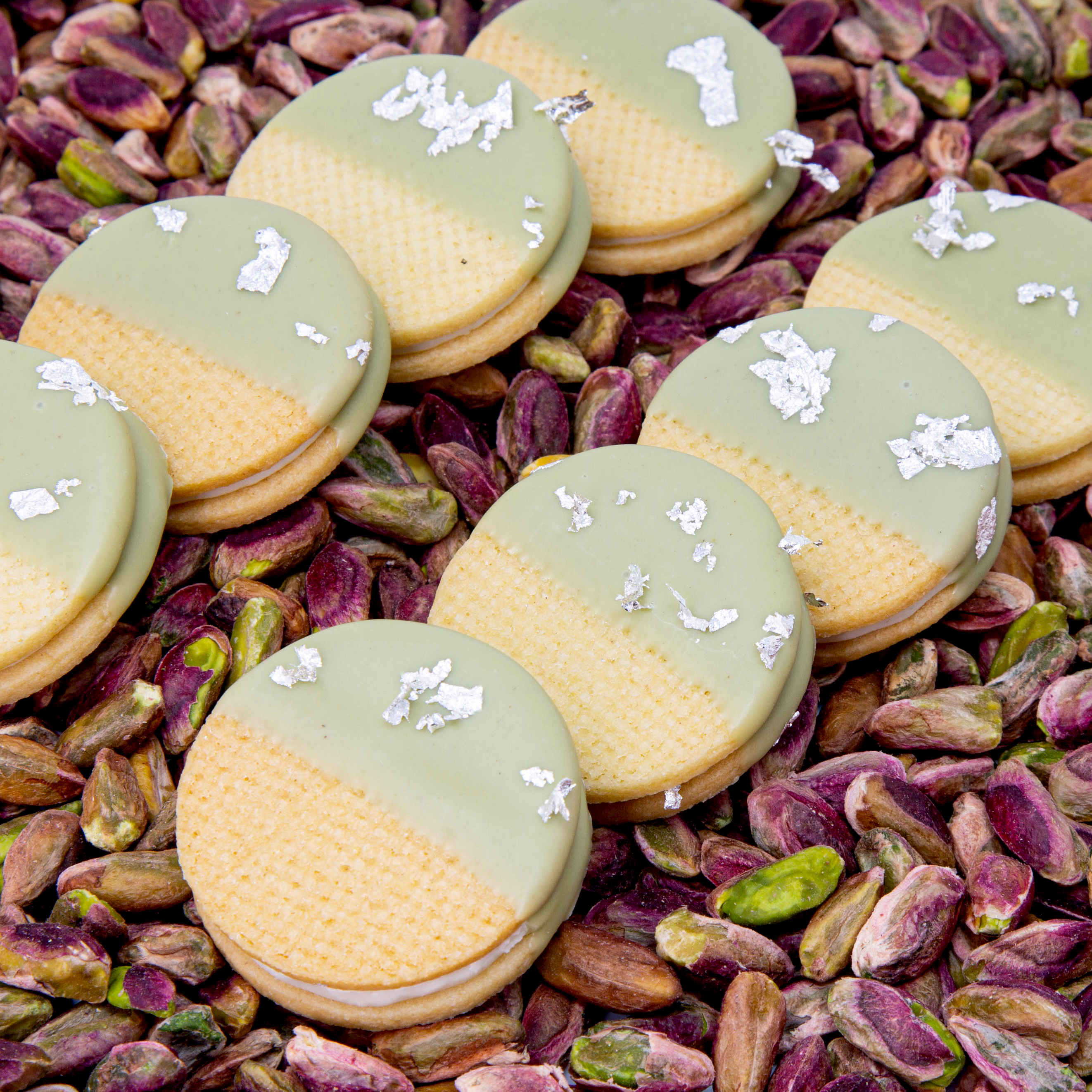 BISCOTTI AL PISTACCHIO ACCOPPIATI