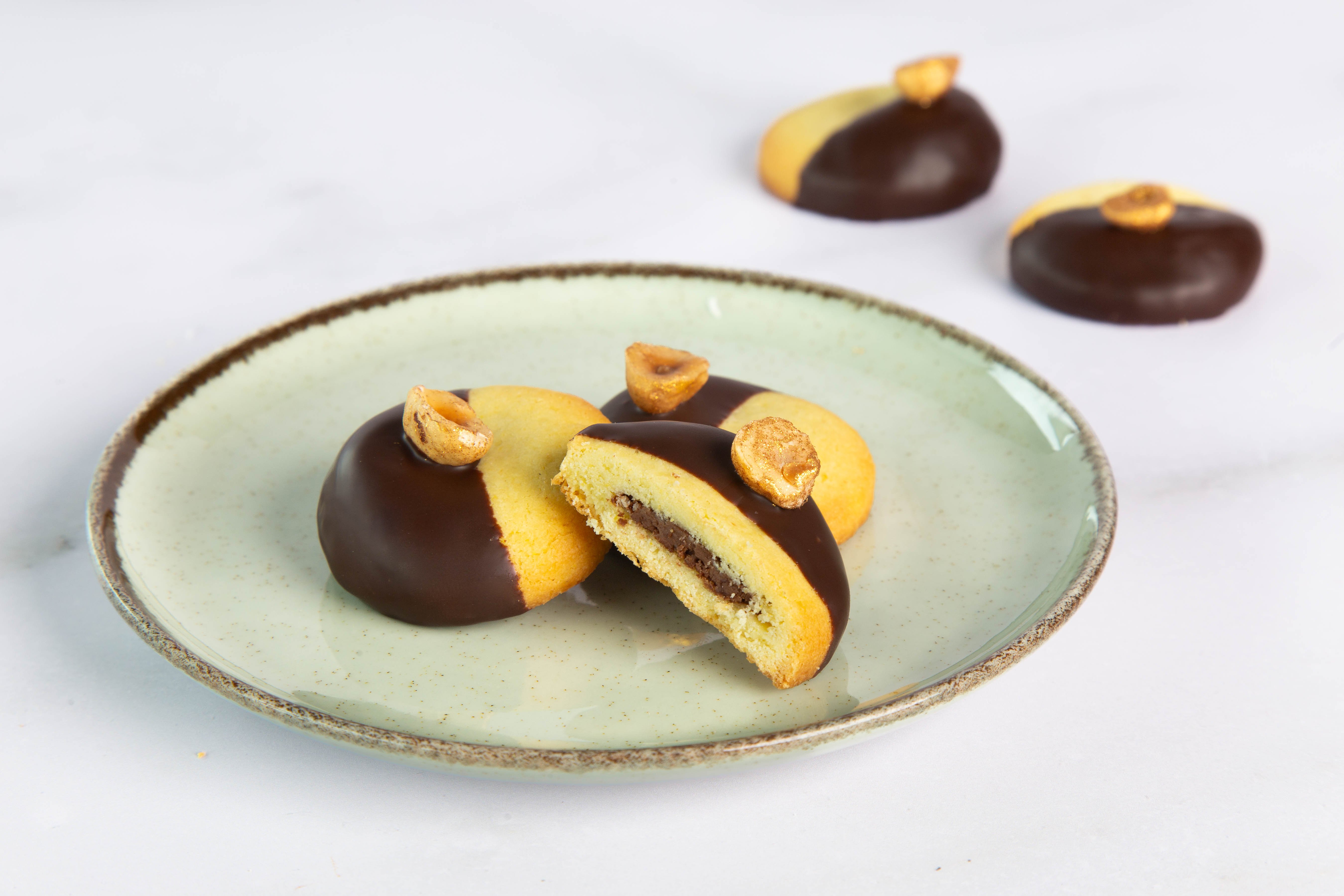 biscotti ripieni al gianudia gluten free