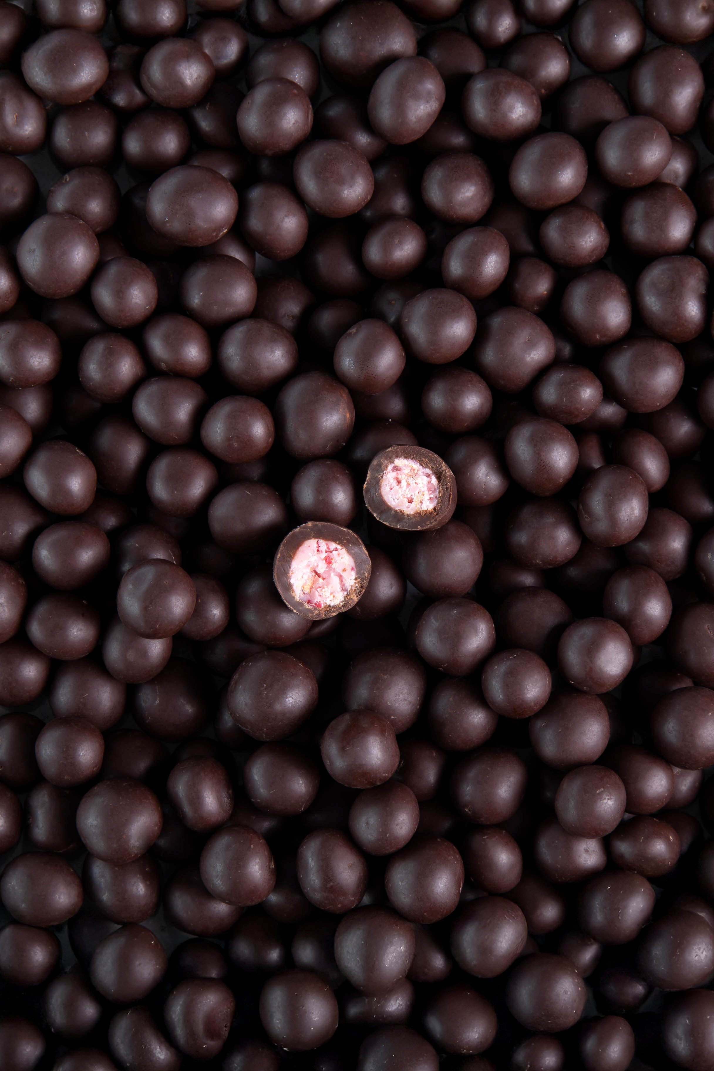 DRAGEES FRUTTI ROSSI E FONDENTE