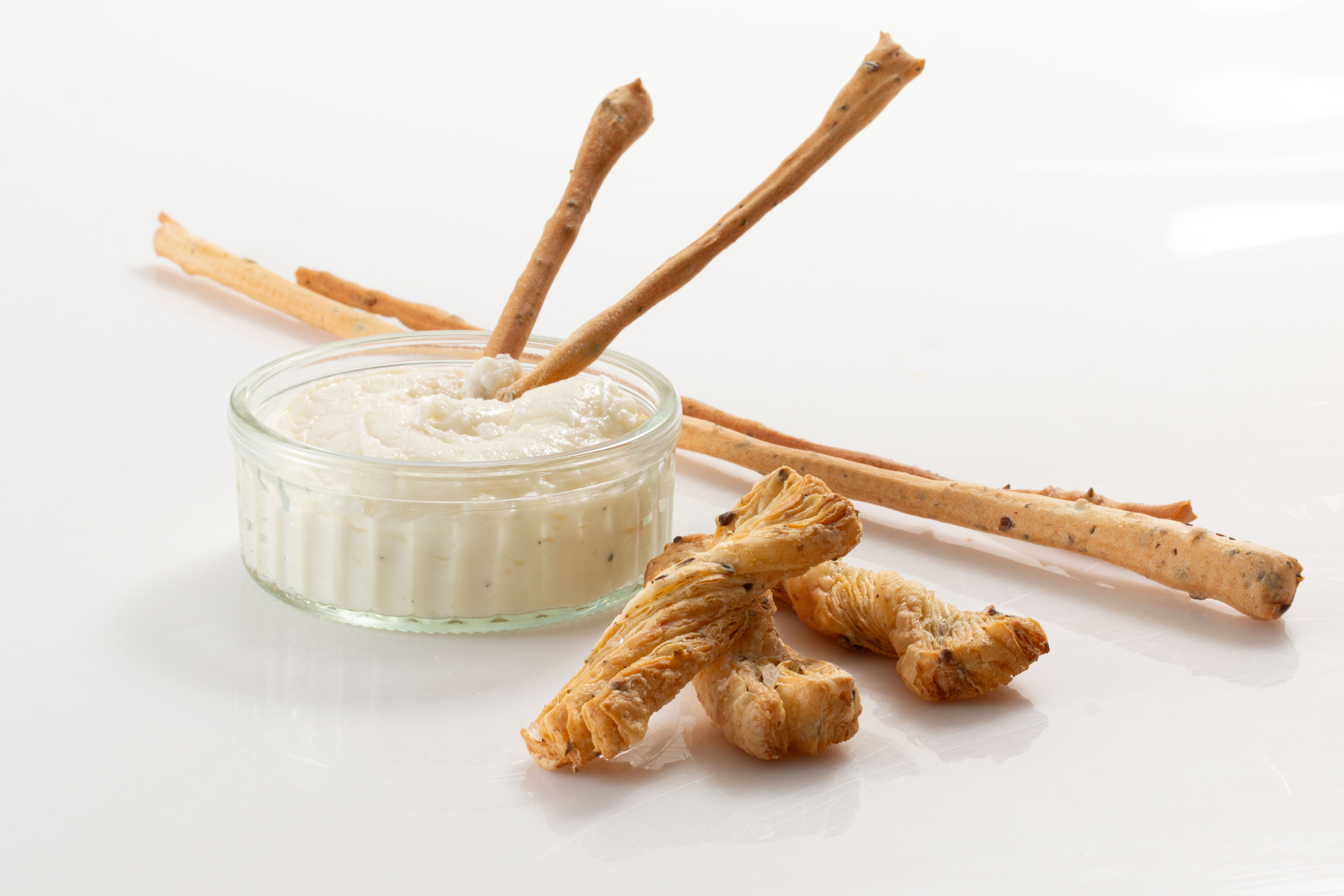 SNACK MEDITERRANEO CON CREMA AL PECORINO