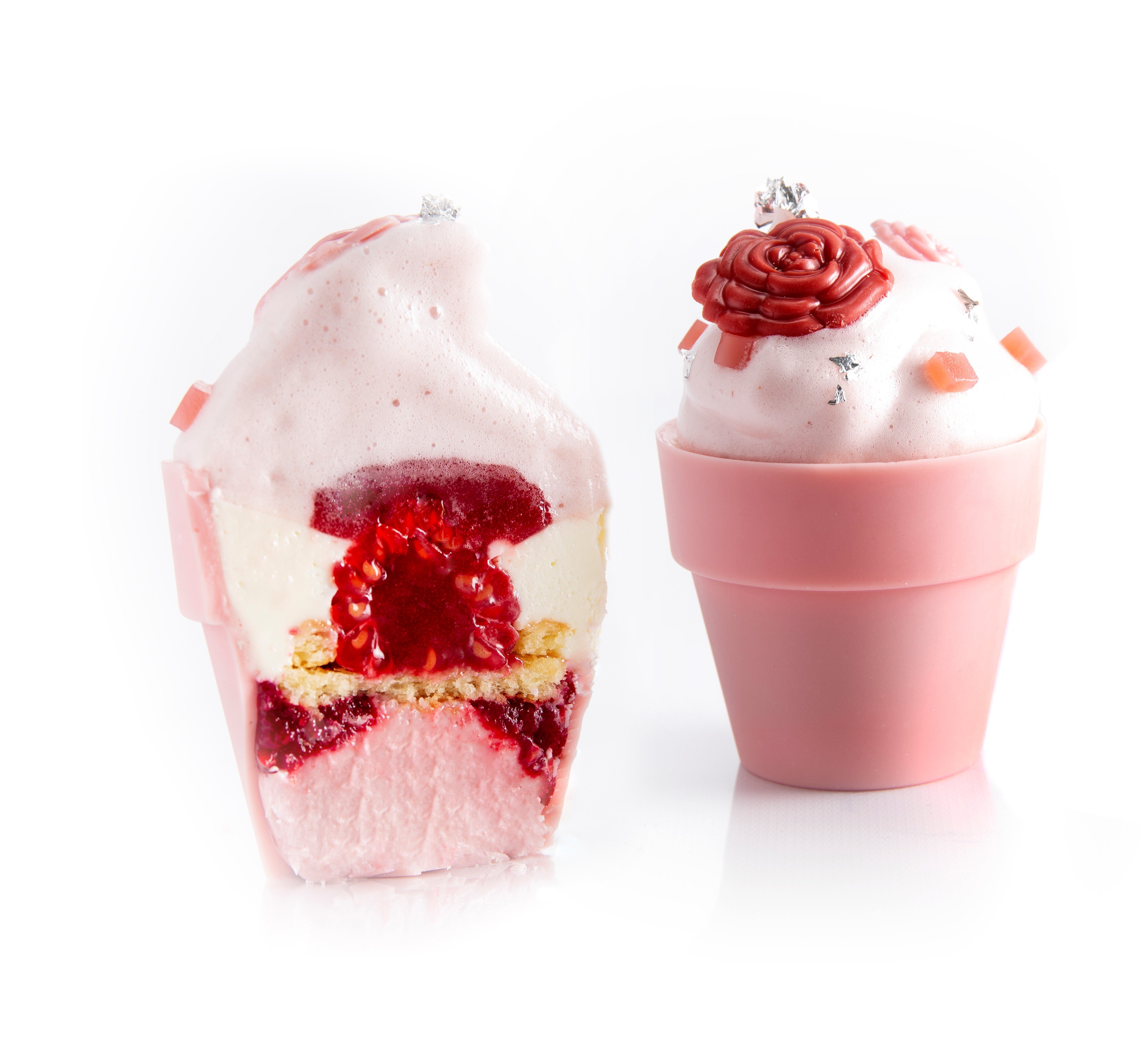 FLOWER POT LAMPONE E ROSA