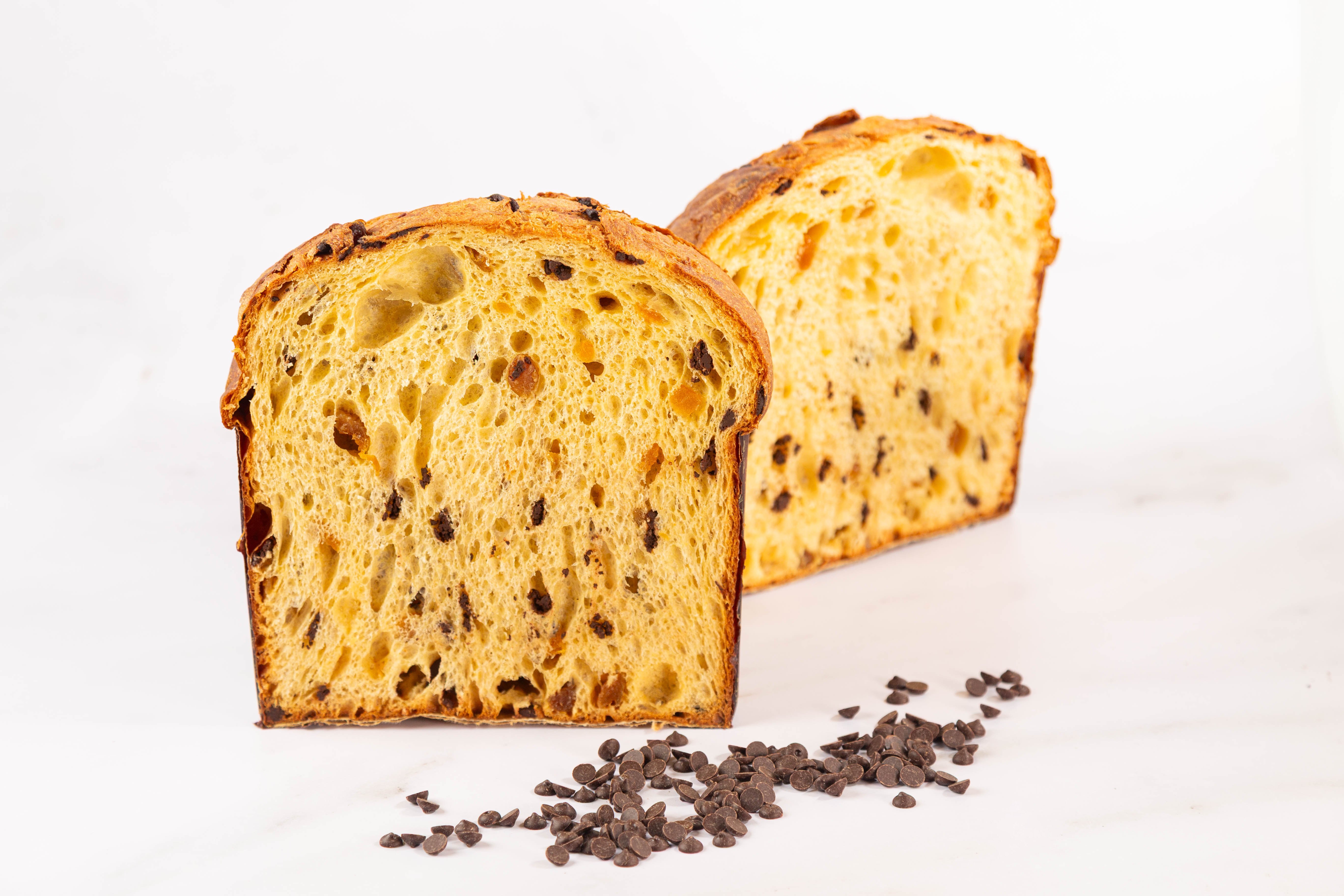 panettone albicocca e cioccolato