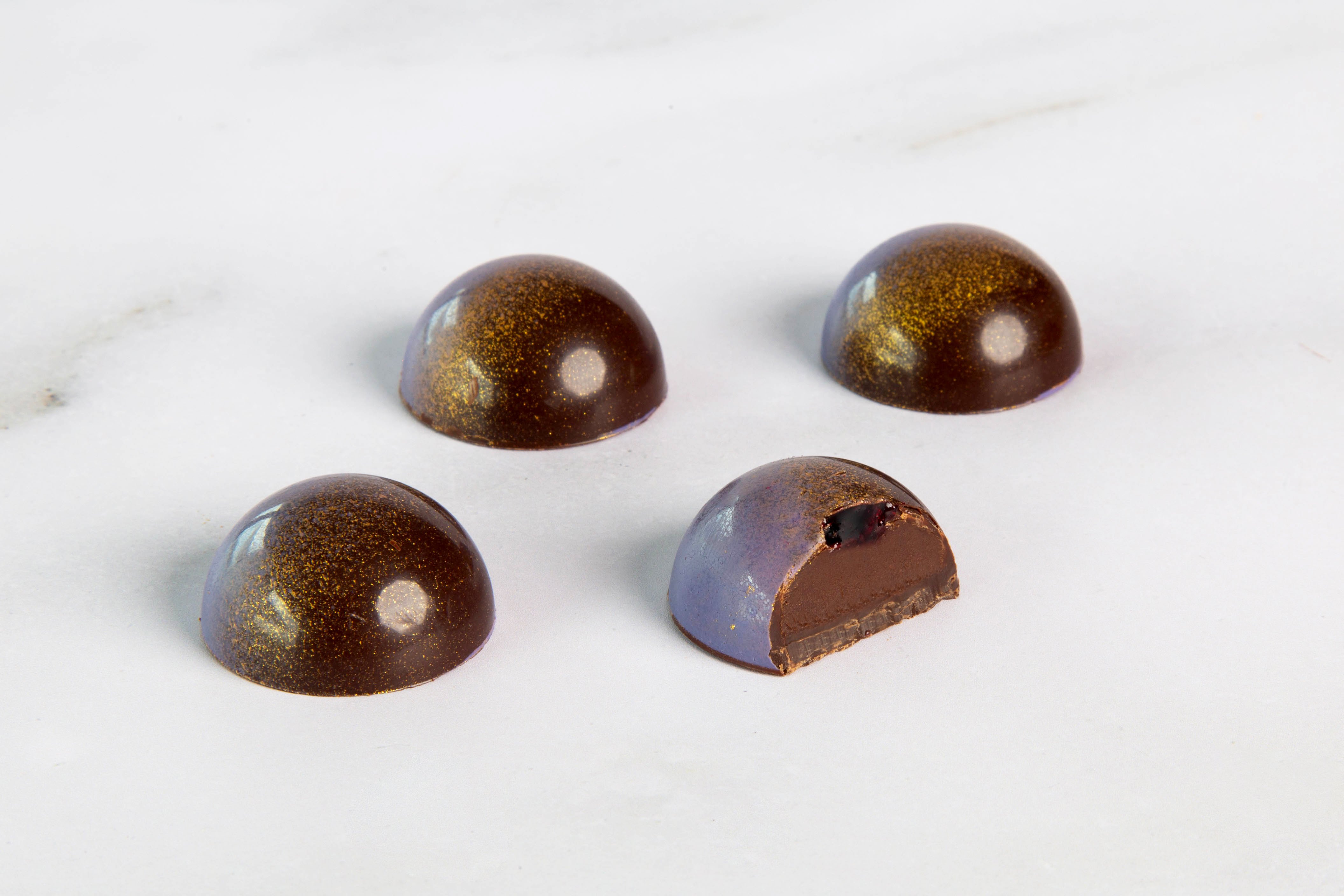 PRALINA CIOCCOLATO E MIRTILLO