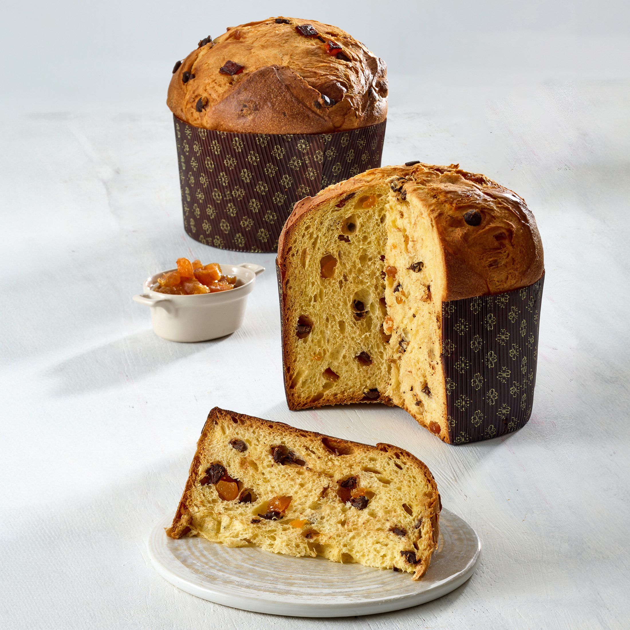 PANETTONE ALBICOCCA PELLECCHIELLA E CIOCCOLATO