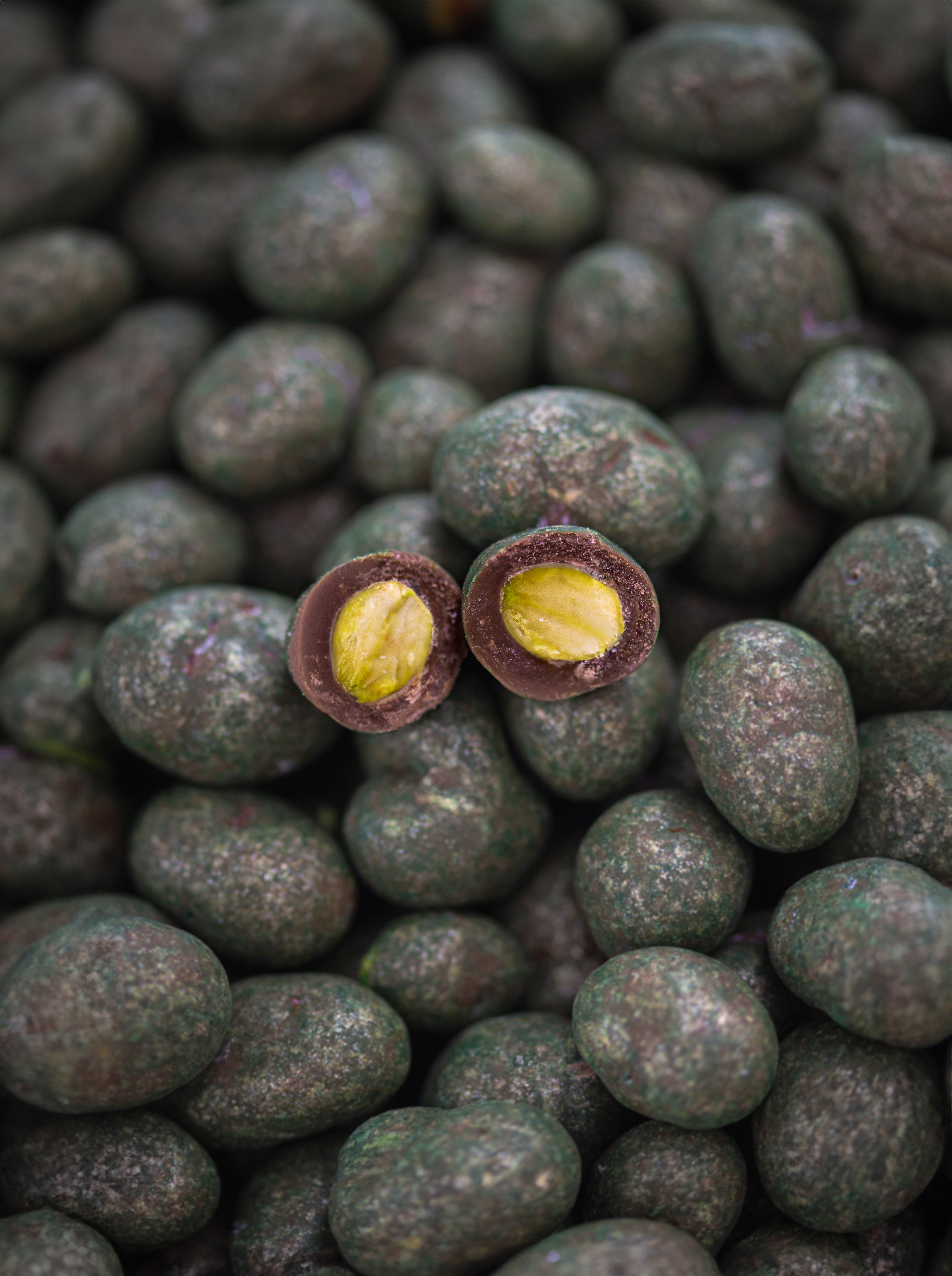 DRAGEES CIOCCOLATO AL LATTE E PISTACCHIO