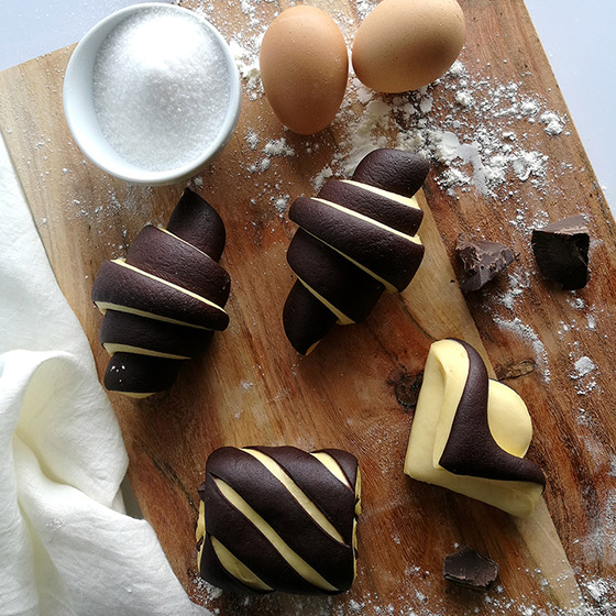 CROISSANT BICOLORE (DOLCE FORNO)