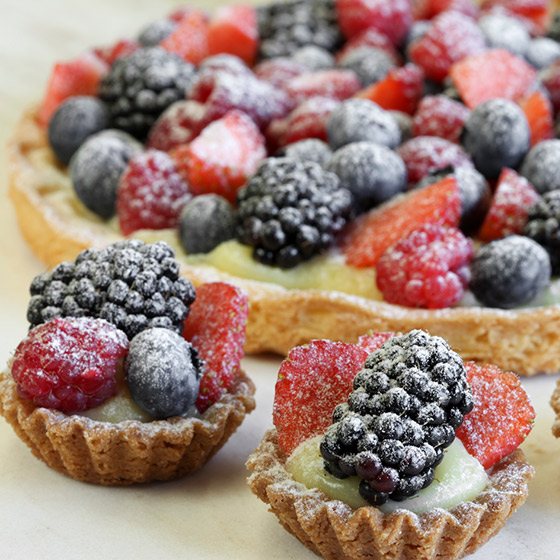 CROSTATE O TARTELLETTE AI FRUTTI DI BOSCO (TOP FROLLA)