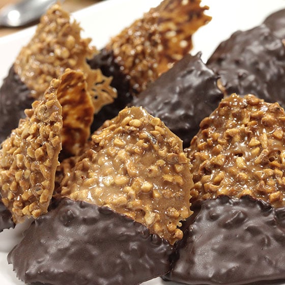 Cestini, coni e cannoli di croccante