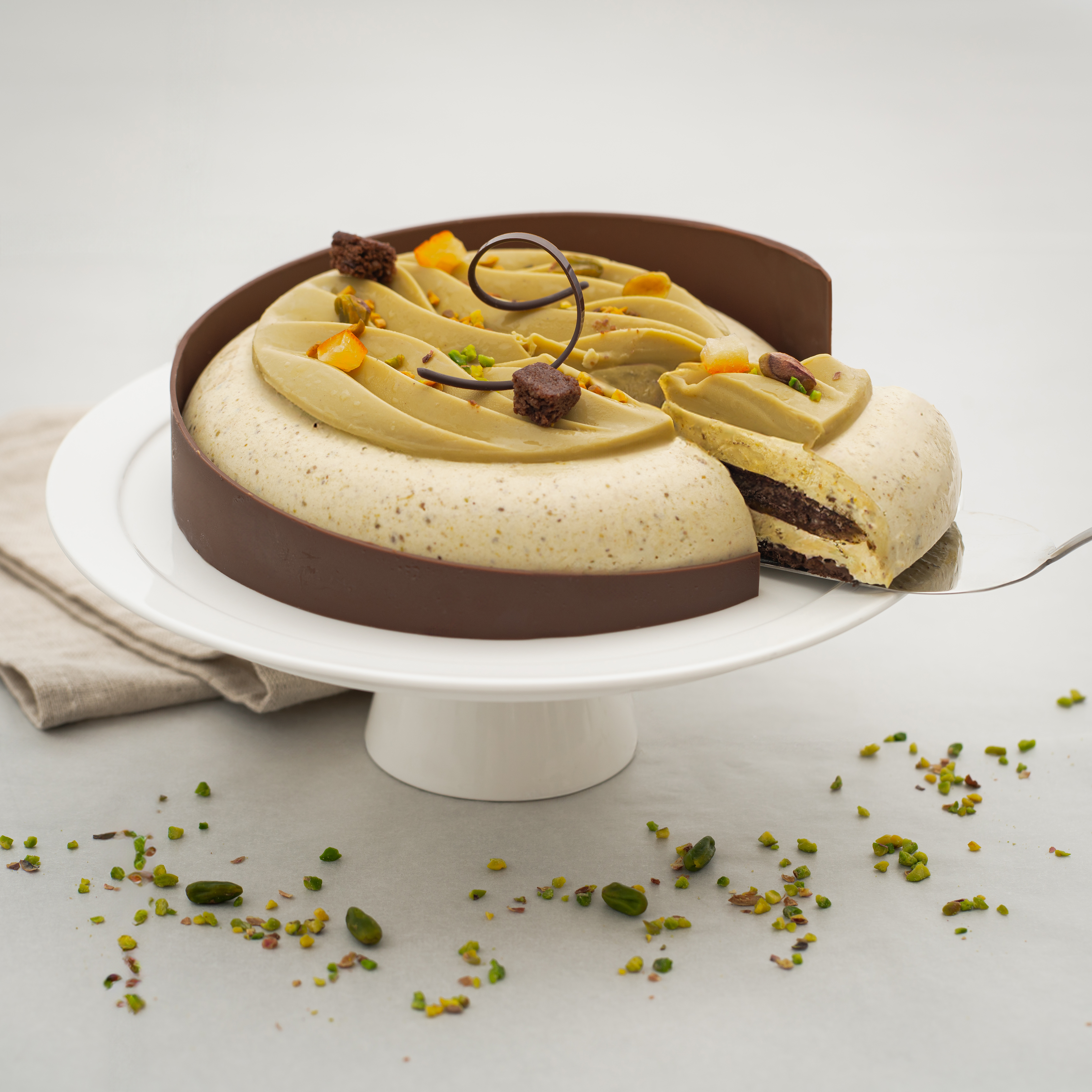 TORTA GELATO PISTACCHIO E MANDARINO DI CIACULLI