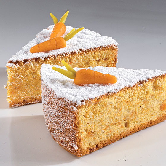 TORTA ALLE CAROTE E MANDORLE