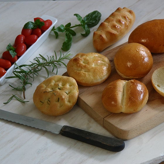 FOCACCINE SALATE O DOLCI (PANDORA SALATA)