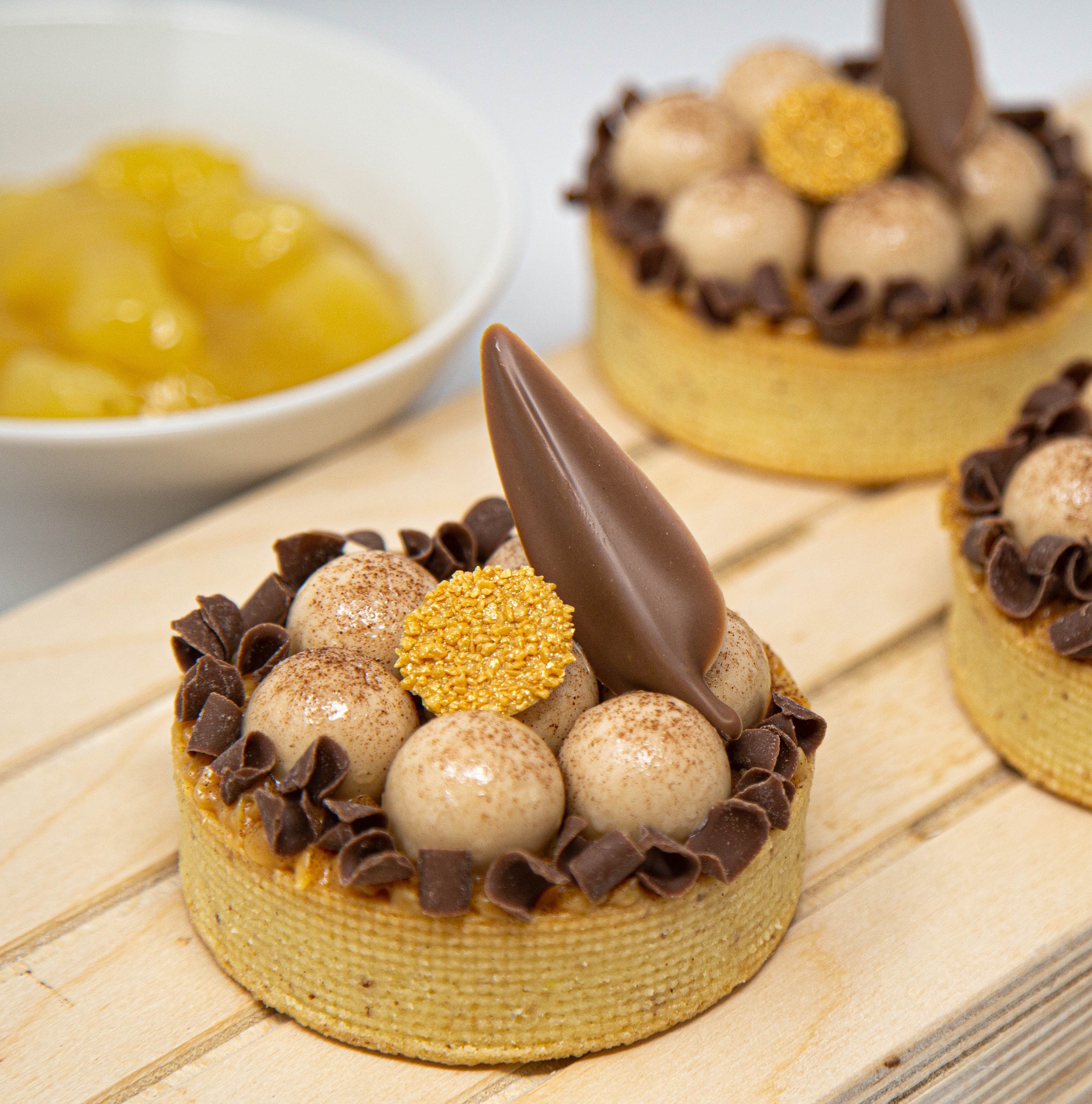 TARTELLETTA CARAMELLO E ANANAS