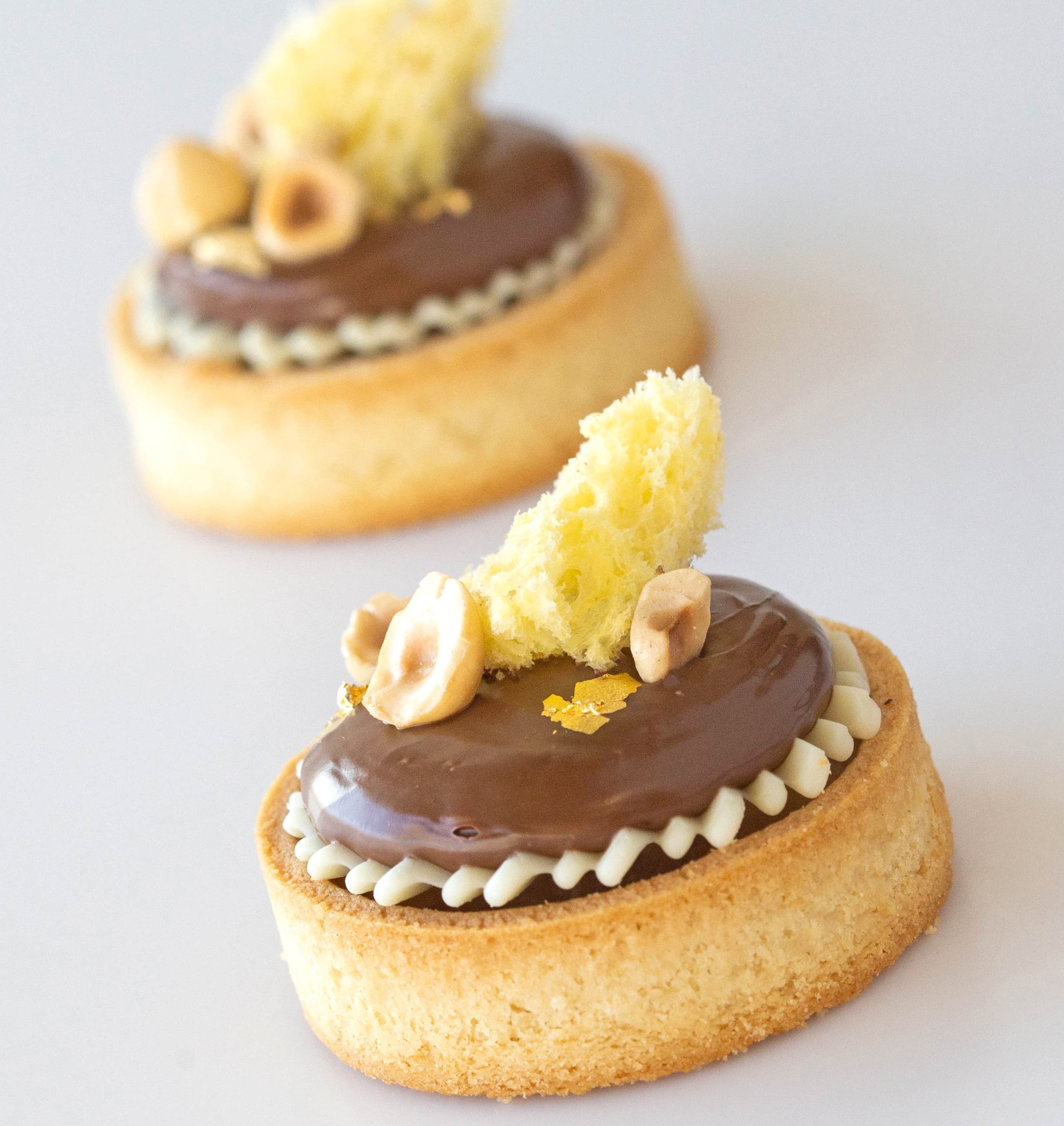 TORTINA GIANDUIA E PERA GLUTEN FREE