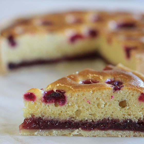 TORTA LAMPONI E YOGURT