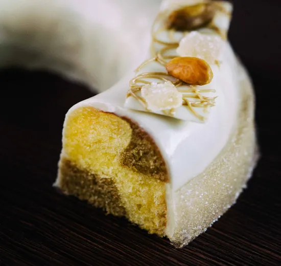 CAKE MARMORIZZATO LIMONE E PISTACCHIO