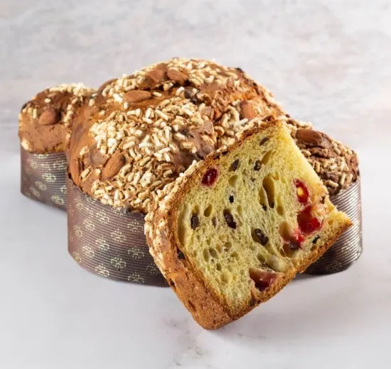 Raspberry and dark chocolate Colomba 