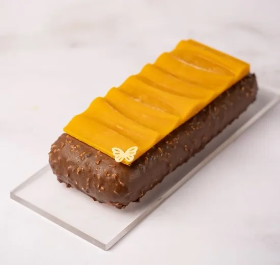 Coconut and passion fruit Semifreddo 