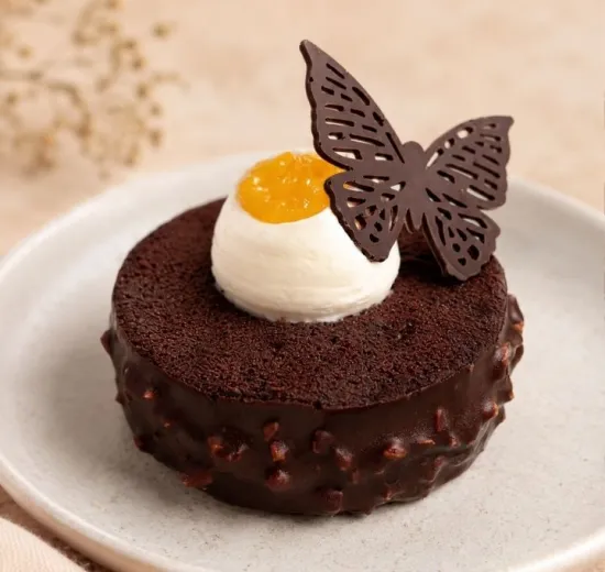 Brownie, Coconut & Passion Fruit