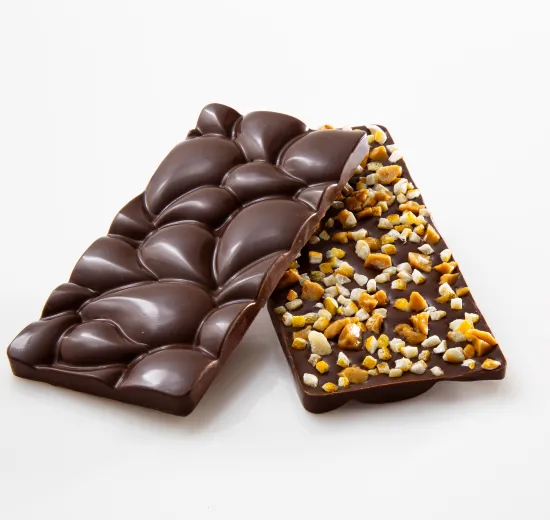 DARK GIANDUIA AND ORANGE BARS