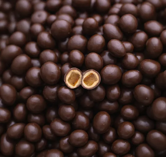 DRAGEES ORANGE AND HAZELNUT