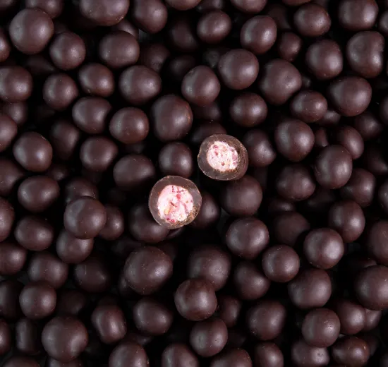 DRAGEES FRUTTI ROSSI E FONDENTE