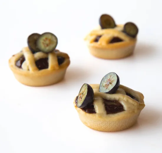 BLUEBERRY VEGAN CHOCOLATE TART