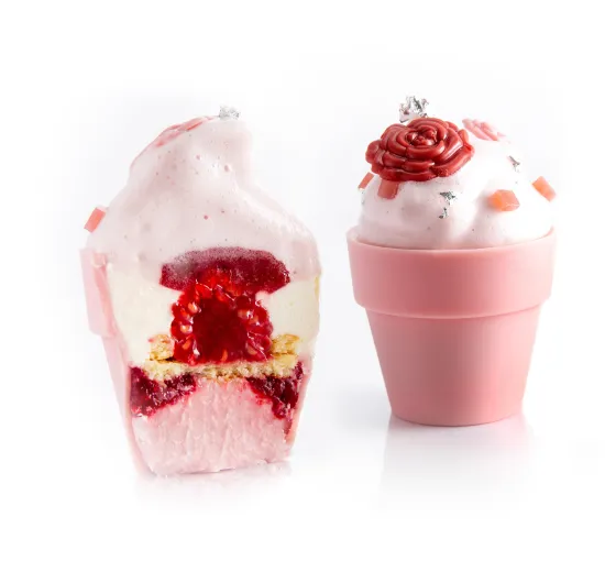 FLOWER POT LAMPONE E ROSA