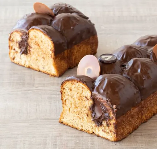 Hazelnut Brioche Bread