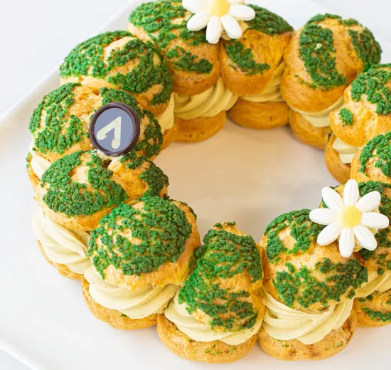 PARIS BREST PISTACCHIO E MANGO