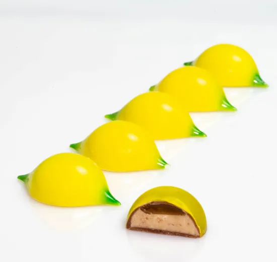 HALZENUT AND LEMON PRALINE