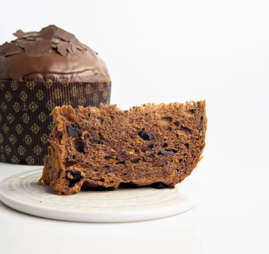 Dark Chocolate and  tangerine Vegan Panettone 