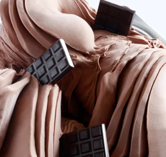 CHOCOLATE ICE CREAM WITH UNIQUE WHITE BASE JOYBASE PASSION PRO 100