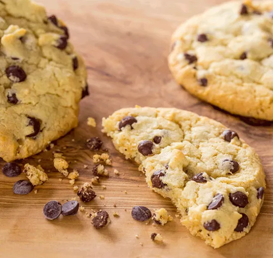 COOKIES WITH CHOCOLATE CHIPS MADE WITH WONDERMUFFIN CHOC