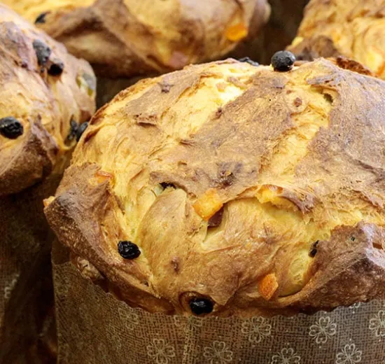 PANETTONE WITH CHESTNUT CREAM