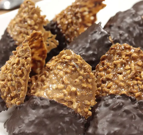 Cestini, coni e cannoli di croccante