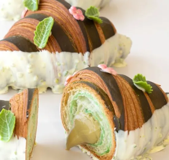 ITALIAN STYLE CROISSANT : PISTACCHIO